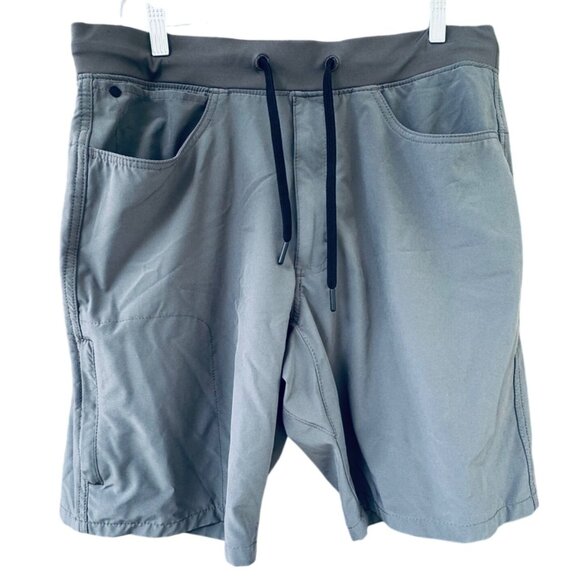 Wrangler Mens Gray Drawstring Athletic All Terrain Gear Lightweight Shorts 36 - Picture 1 of 8